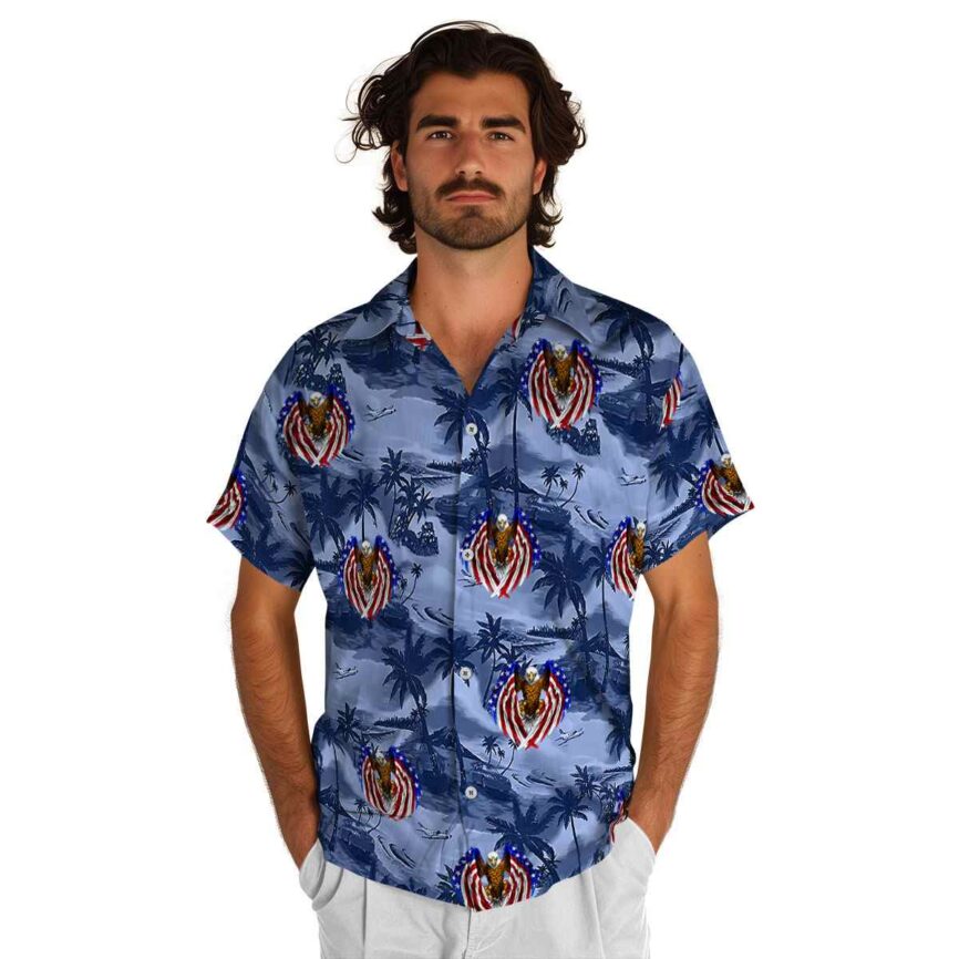 Patriotic Island Beach Hawaiian Shirt New Arrival