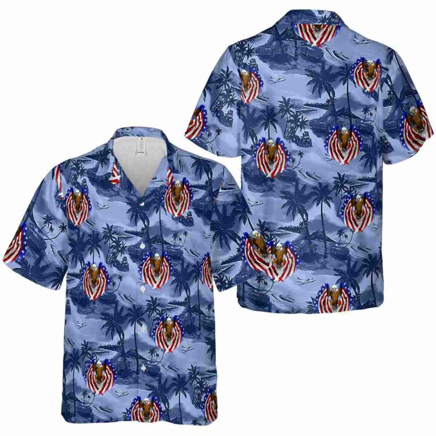 Patriotic Island Beach Hawaiian Shirt Premium grade