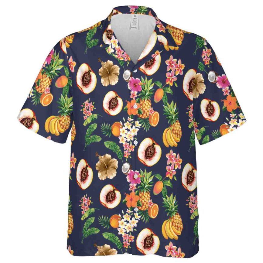 Peach Fruit Pattern Hawaiian Shirt Fashion forward