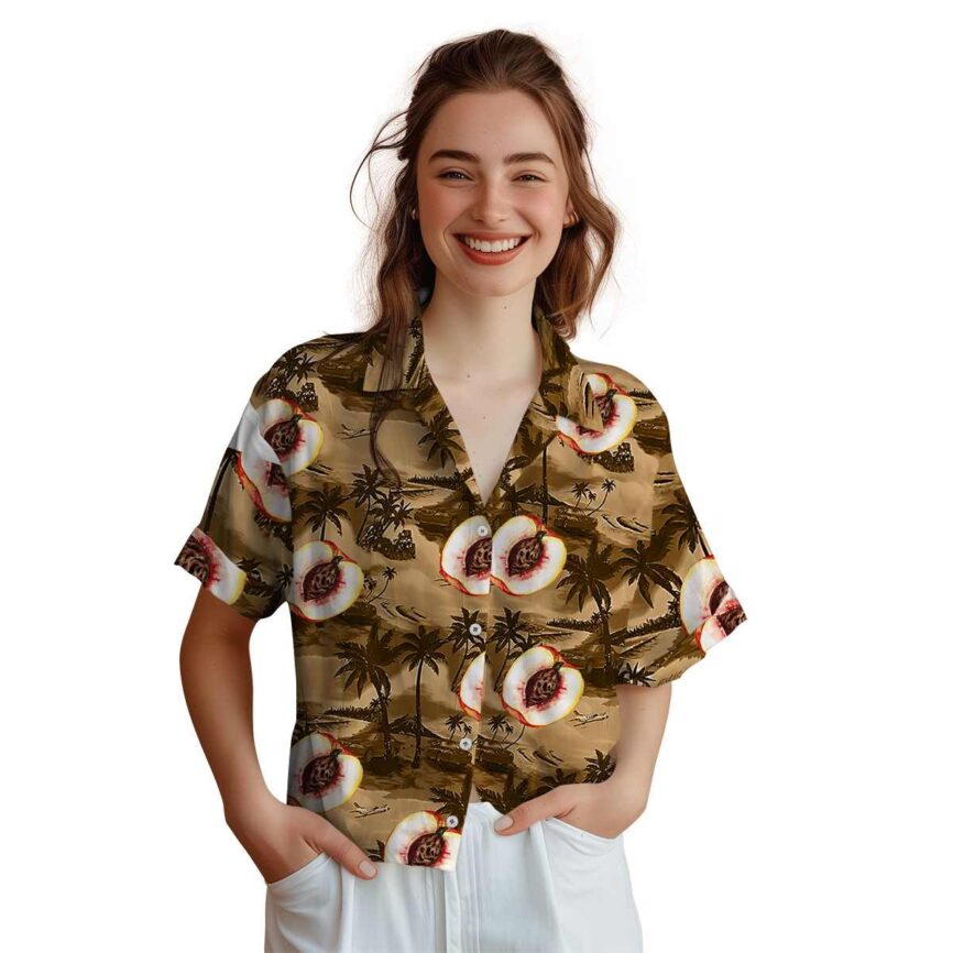 Peach Island Beach Hawaiian Shirt Top rated