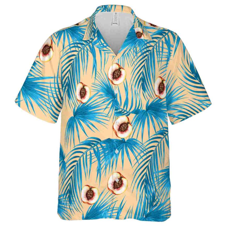 Peach Palm Frond Hawaiian Shirt Fashion forward