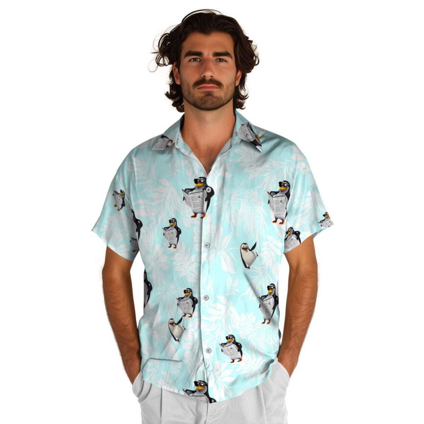 Penguin Bold Foliage Hawaiian Shirt New Arrival