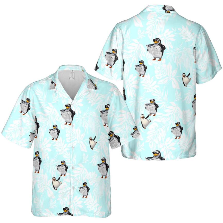 Penguin Bold Foliage Hawaiian Shirt Premium grade