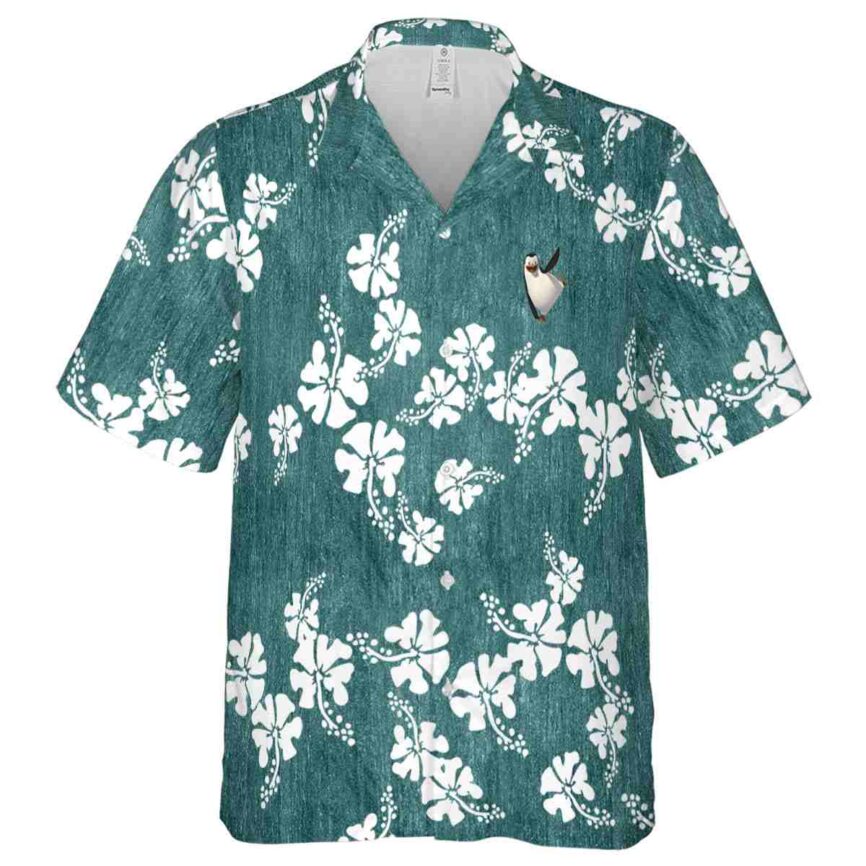 Penguin Hibiscus Blossom Hawaiian Shirt Fashion forward