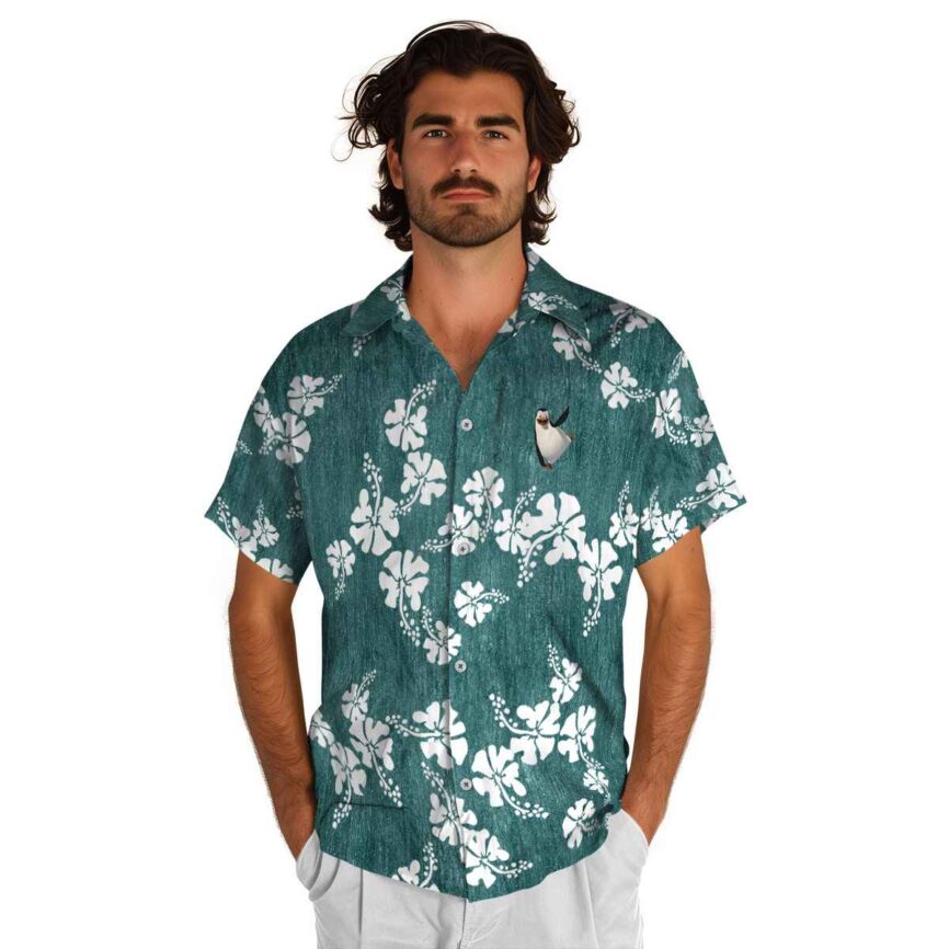 Penguin Hibiscus Blossom Hawaiian Shirt New Arrival