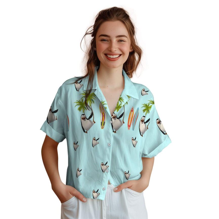Penguin Island Theme Hawaiian Shirt Top rated