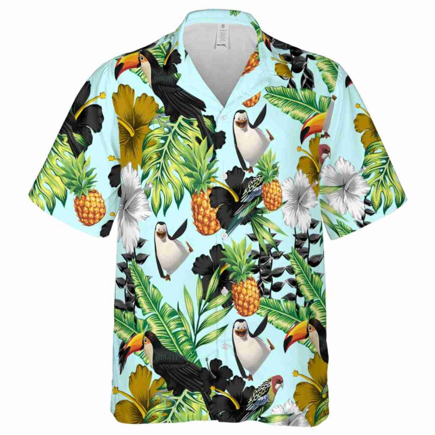 Penguin Leafy Toucan Hawaiian Shirt Fashion forward