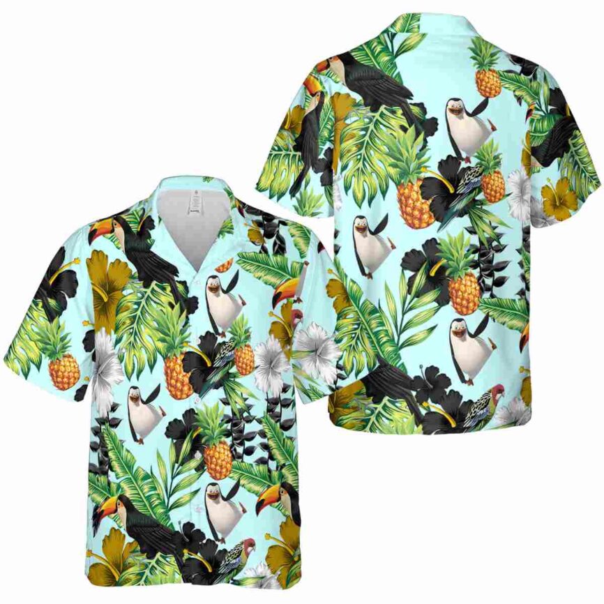 Penguin Leafy Toucan Hawaiian Shirt Premium grade