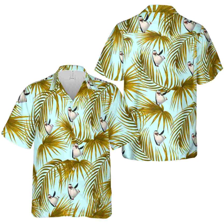 Penguin Palm Frond Hawaiian Shirt Premium grade