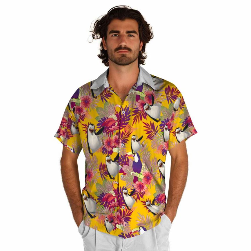 Penguin Tropical Bird Hawaiian Shirt New Arrival