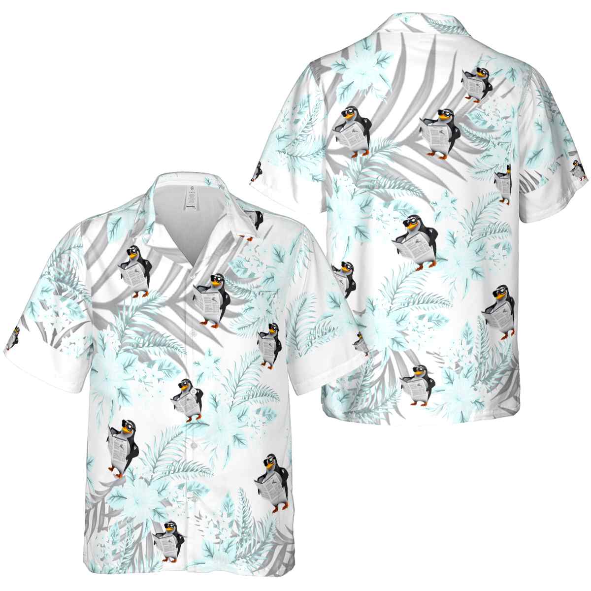 Penguin Tropical Blossom Hawaiian Shirt Premium grade Penguin Tropical Blossom Hawaiian Shirt Premium grade