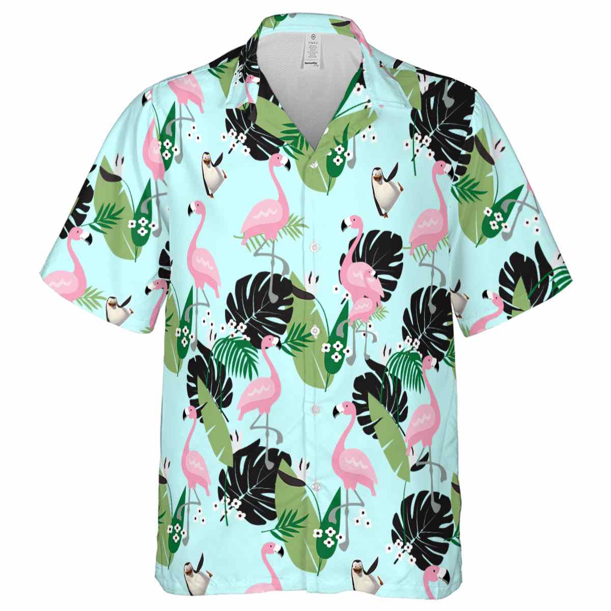 Penguin Tropical Flamingo Hawaiian Shirt Fashion forward Penguin Tropical Flamingo Hawaiian Shirt Fashion forward