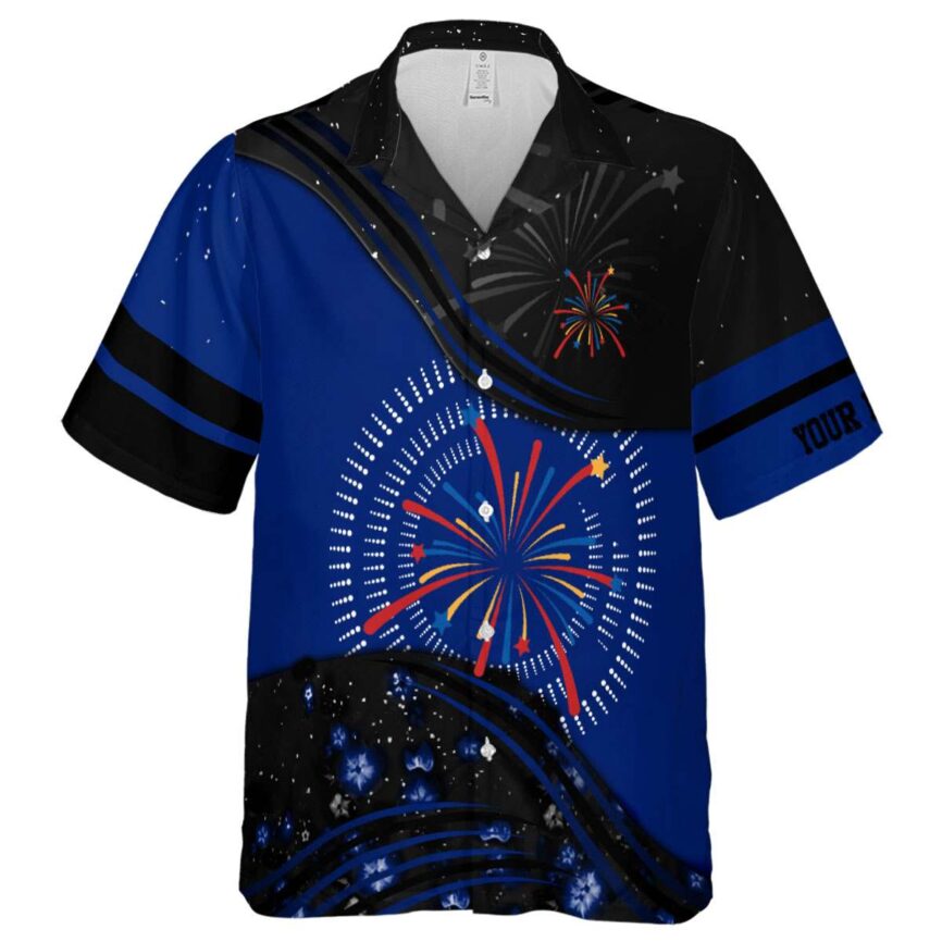 Personalized 4th Of July Dynamic Swirl Hawaiian Shirt Fashion forward
