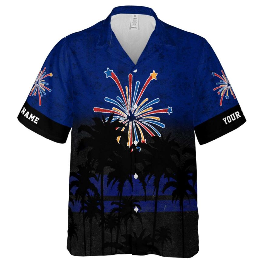 Personalized 4th Of July Sunset Gradient Hawaiian Shirt Fashion forward