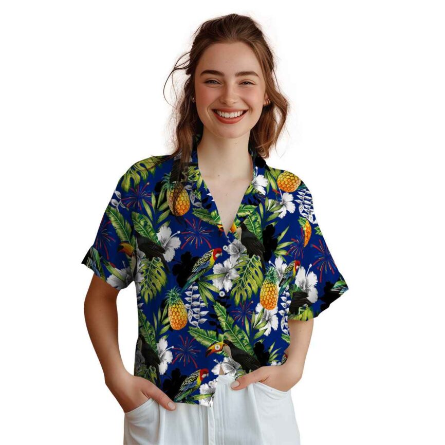 Personalized 4th Of July Toucan Bird Hawaiian Shirt Top rated
