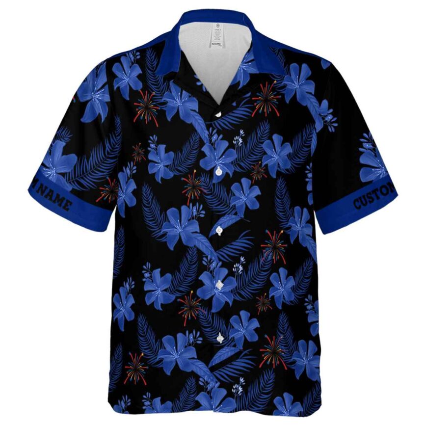 Personalized 4th Of July Tropical Flower Hawaiian Shirt Fashion forward