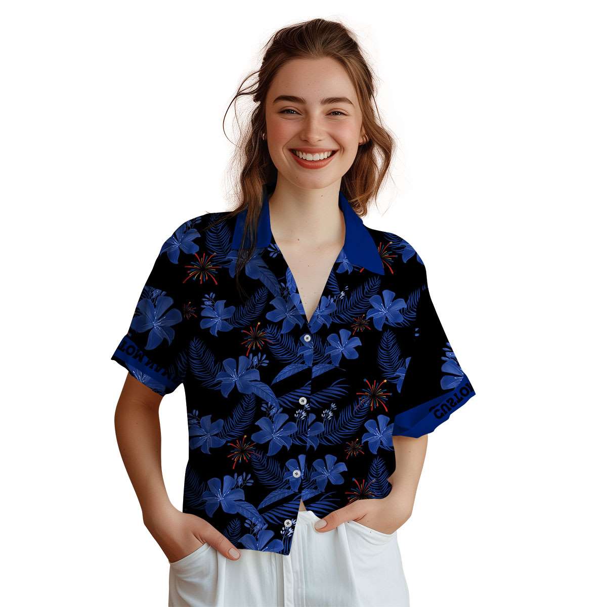 Personalized 4th Of July Tropical Flower Hawaiian Shirt Top rated Personalized 4th Of July Tropical Flower Hawaiian Shirt Top rated