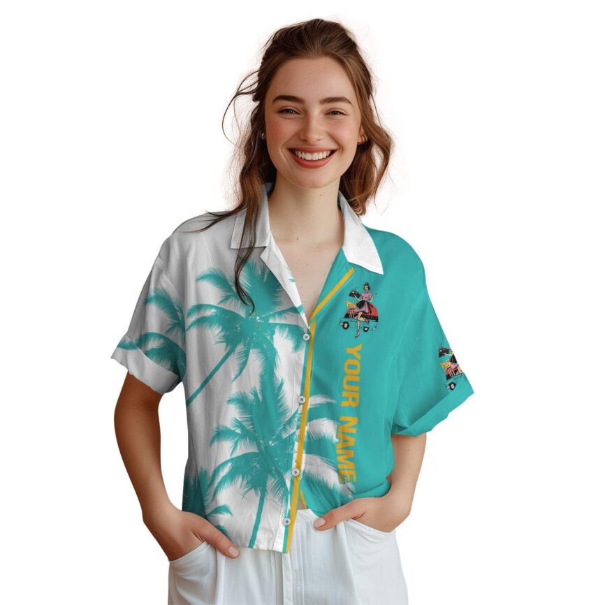 Personalized 50s Beach Vibes Hawaiian Shirt Trendy