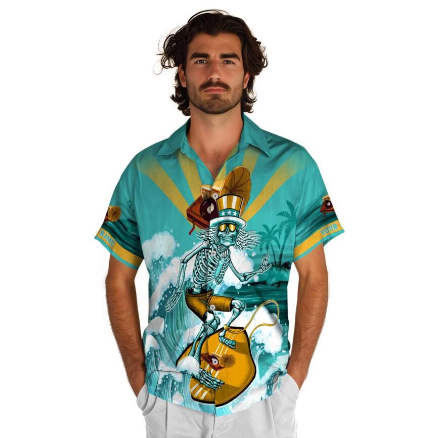 Personalized 50s Grateful Dead Motif Hawaiian Shirt New Arrival