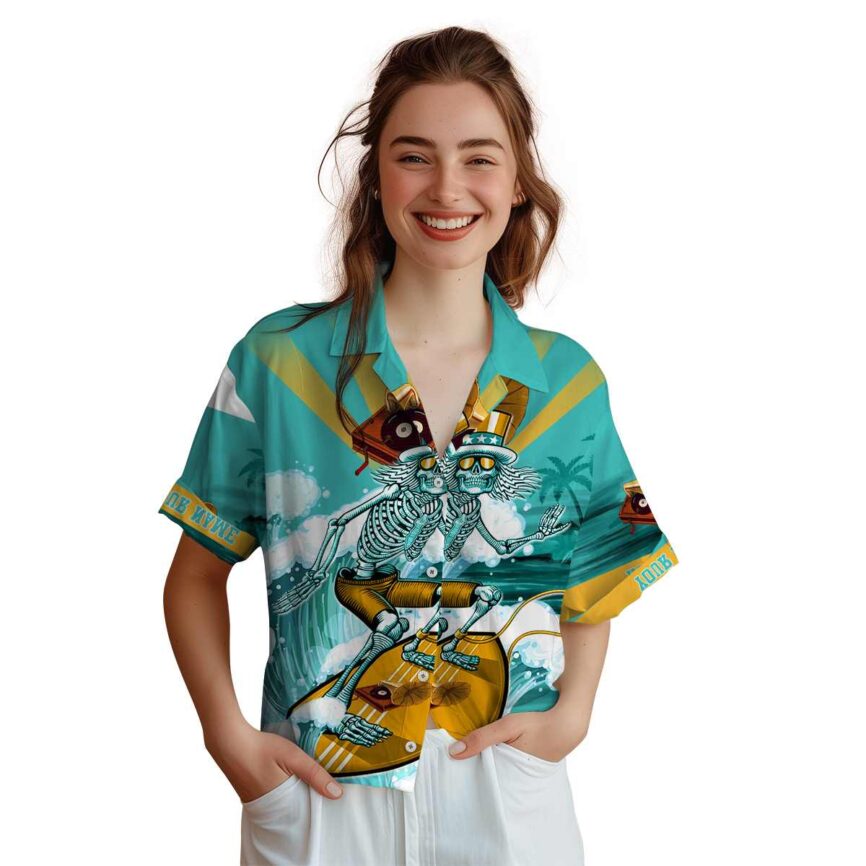 Personalized 50s Grateful Dead Motif Hawaiian Shirt Top rated