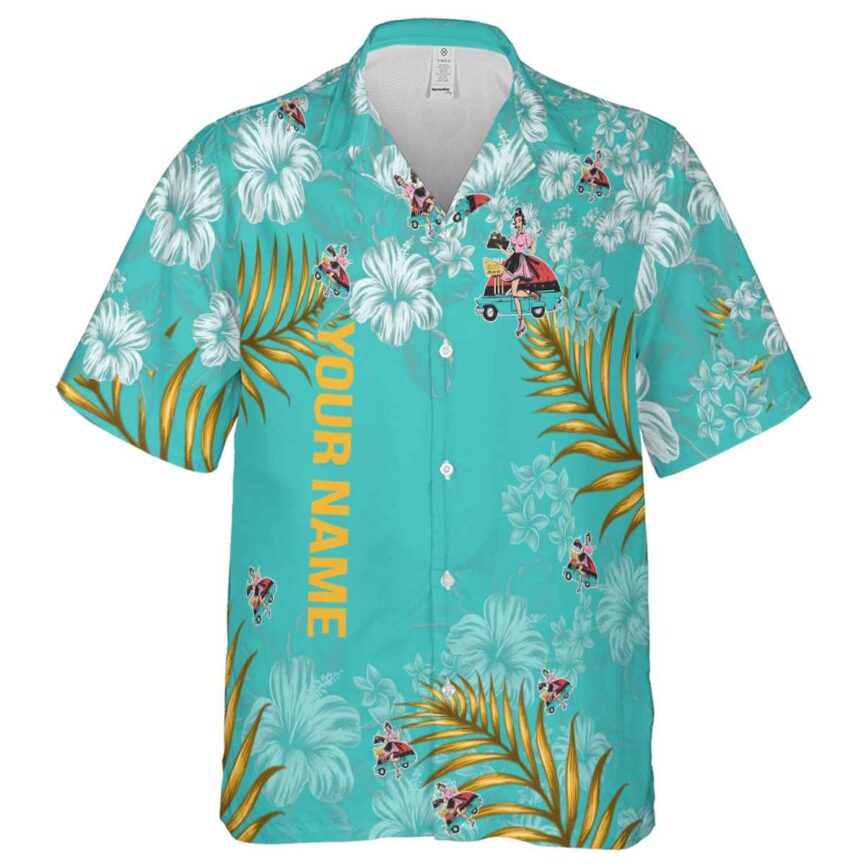 Personalized 50s Hibiscus Pattern Hawaiian Shirt Fashion forward