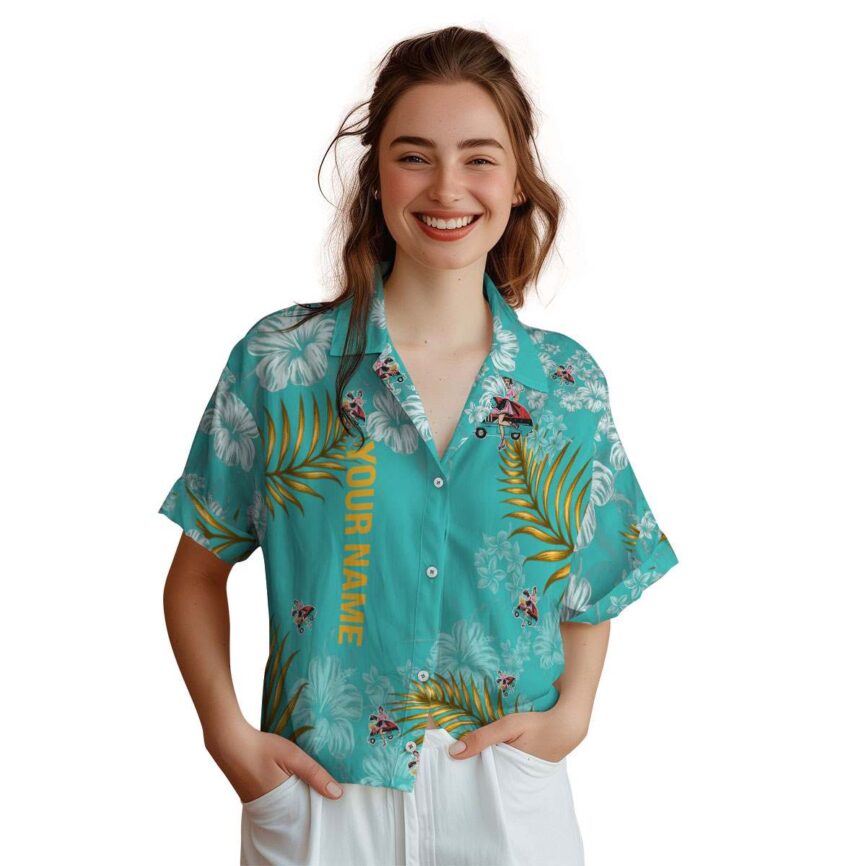 Personalized 50s Hibiscus Pattern Hawaiian Shirt Top rated
