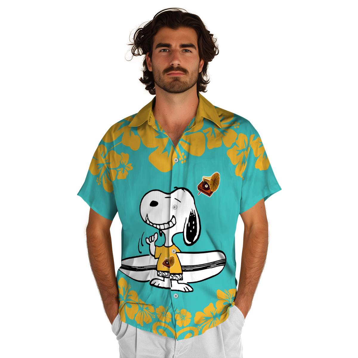 Personalized 50s Surfing Snoopy Hawaiian Shirt New Arrival Personalized 50s Surfing Snoopy Hawaiian Shirt New Arrival