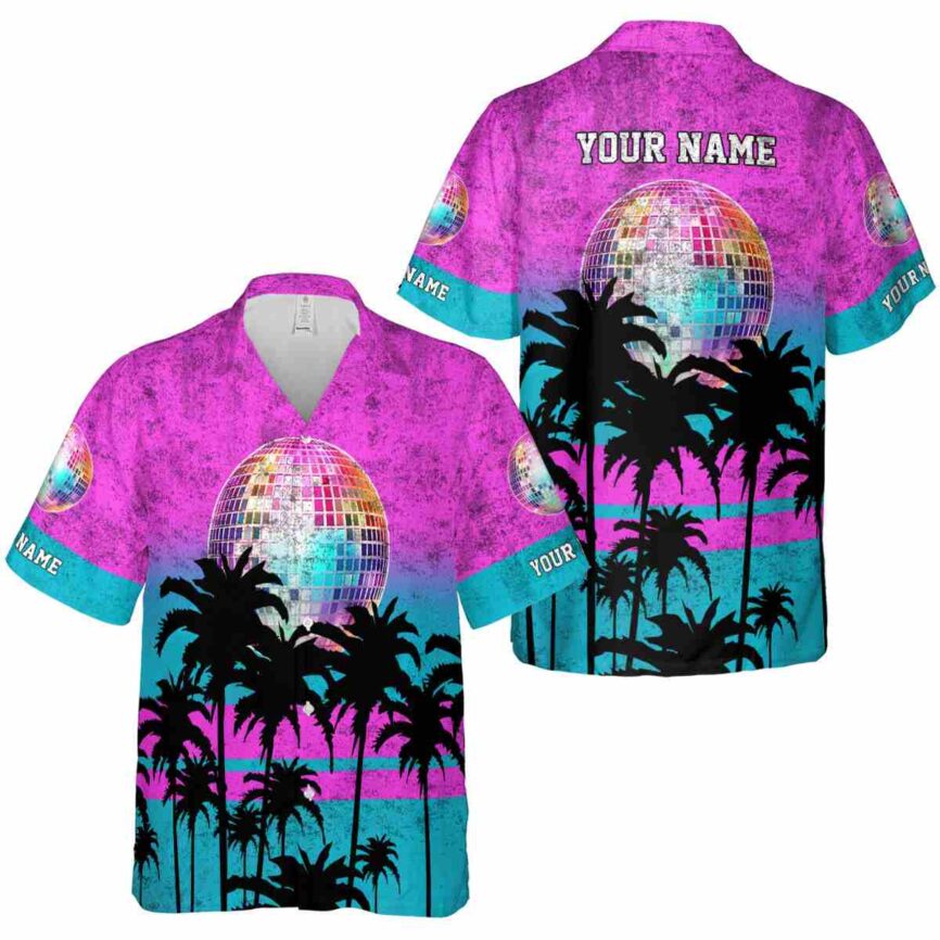 Personalized 70s Sunset Gradient Hawaiian Shirt Premium grade