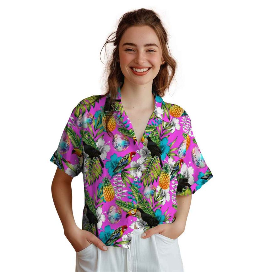 Personalized 70s Toucan Bird Hawaiian Shirt Top rated