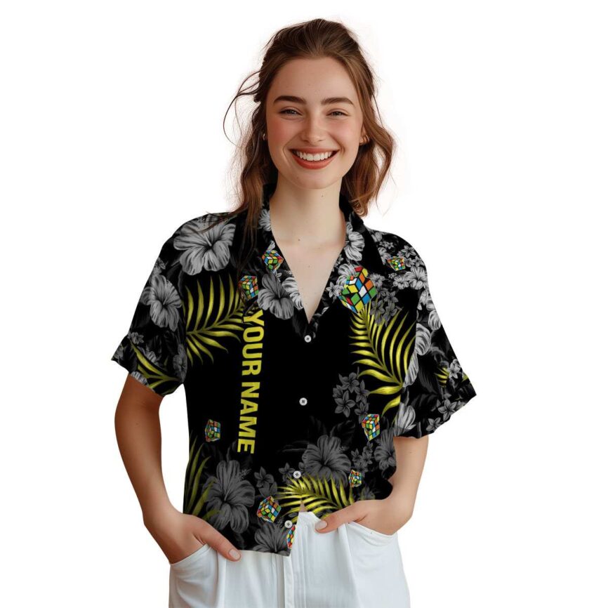 Personalized 80s Hibiscus Pattern Hawaiian Shirt Top rated