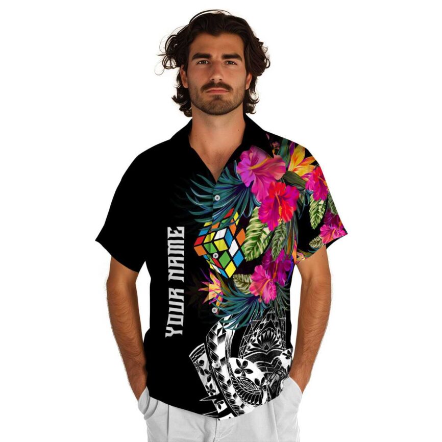Personalized 80s Polynesian Flowers Hawaiian Shirt New Arrival