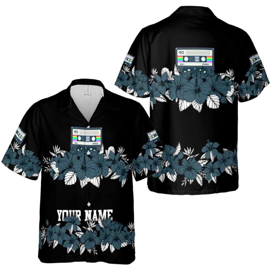 Personalized 90s Hibiscus Band Hawaiian Shirt Premium grade