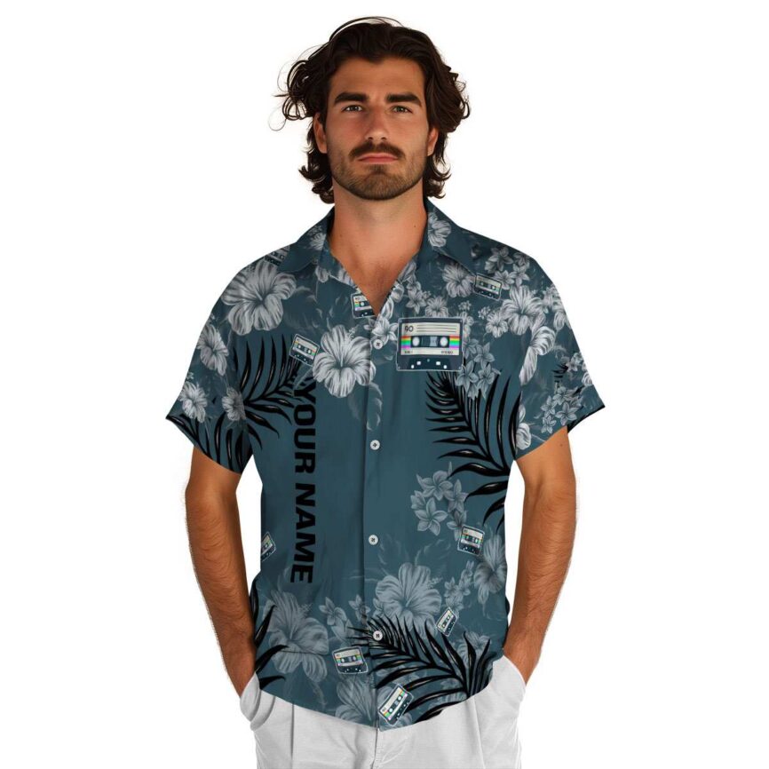 Personalized 90s Hibiscus Pattern Hawaiian Shirt New Arrival