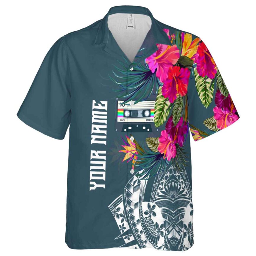 Personalized 90s Polynesian Flowers Hawaiian Shirt Fashion forward