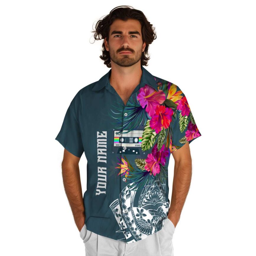Personalized 90s Polynesian Flowers Hawaiian Shirt New Arrival