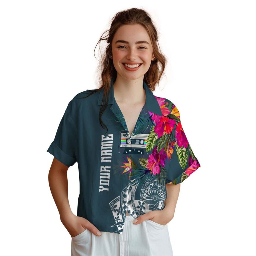 Personalized 90s Polynesian Flowers Hawaiian Shirt Top rated