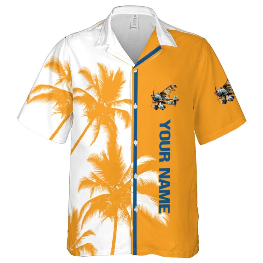 Personalized Airplane Beach Vibes Hawaiian Shirt Best selling