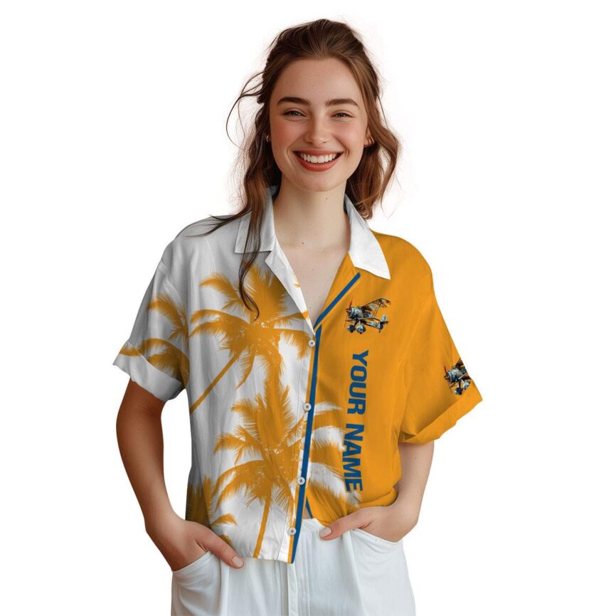 Personalized Airplane Beach Vibes Hawaiian Shirt Trendy