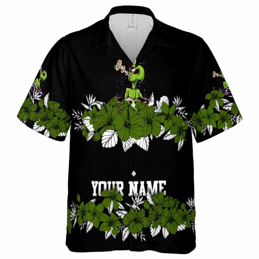 Personalized Alien Hibiscus Band Hawaiian Shirt Fashion forward