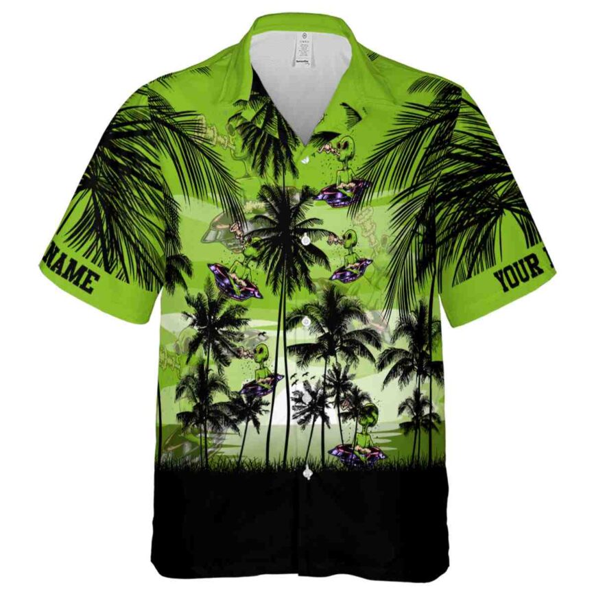 Personalized Alien Island Scenery Hawaiian Shirt Fashion forward