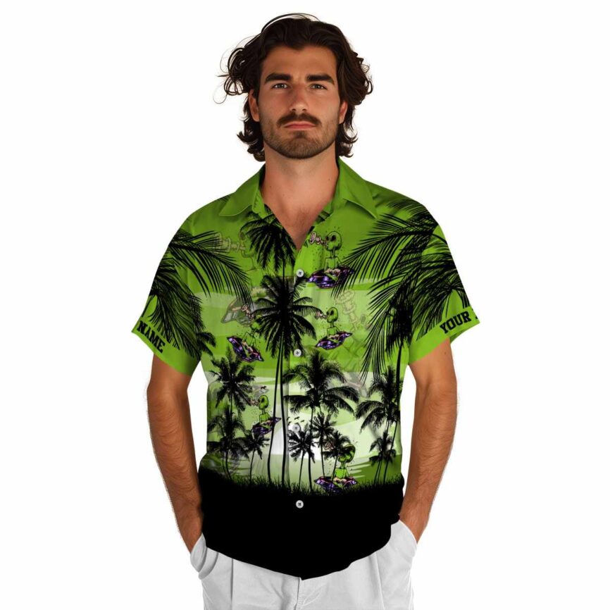 Personalized Alien Island Scenery Hawaiian Shirt New Arrival
