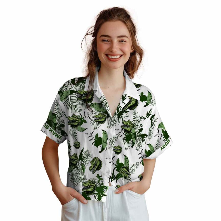 Personalized Alligator Leafy Accents Hawaiian Shirt Top rated