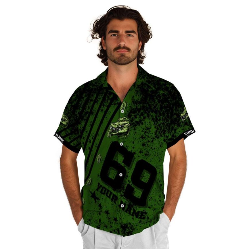 Personalized Alligator Stripe Burst Hawaiian Shirt New Arrival