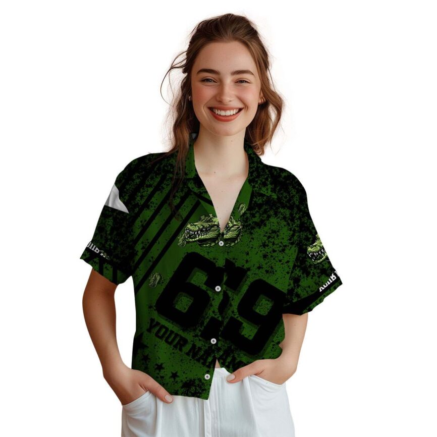 Personalized Alligator Stripe Burst Hawaiian Shirt Top rated