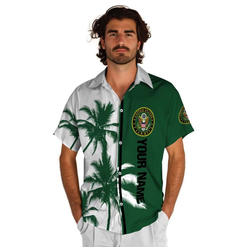 Personalized Army Beach Vibes Hawaiian Shirt High quality