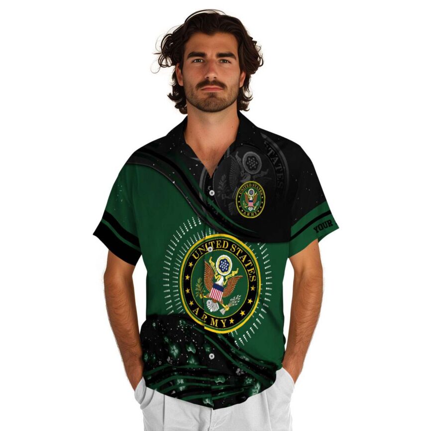 Personalized Army Dynamic Swirl Hawaiian Shirt New Arrival