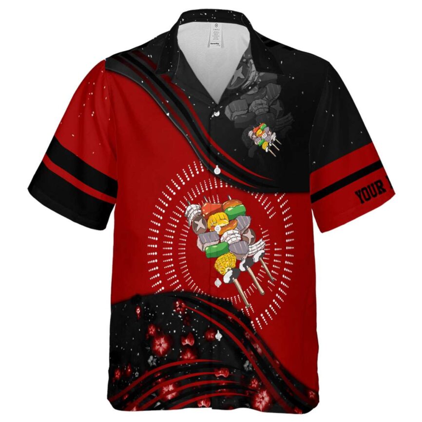 Personalized BBQ Dynamic Swirl Hawaiian Shirt Fashion forward
