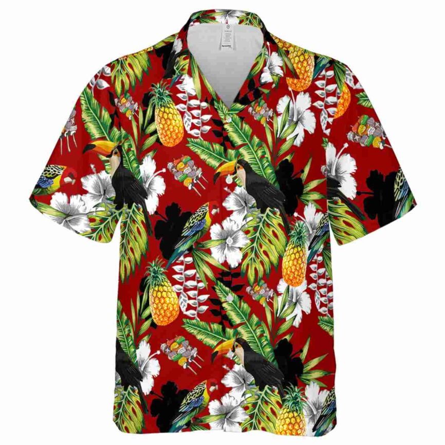 Personalized BBQ Toucan Bird Hawaiian Shirt Fashion forward