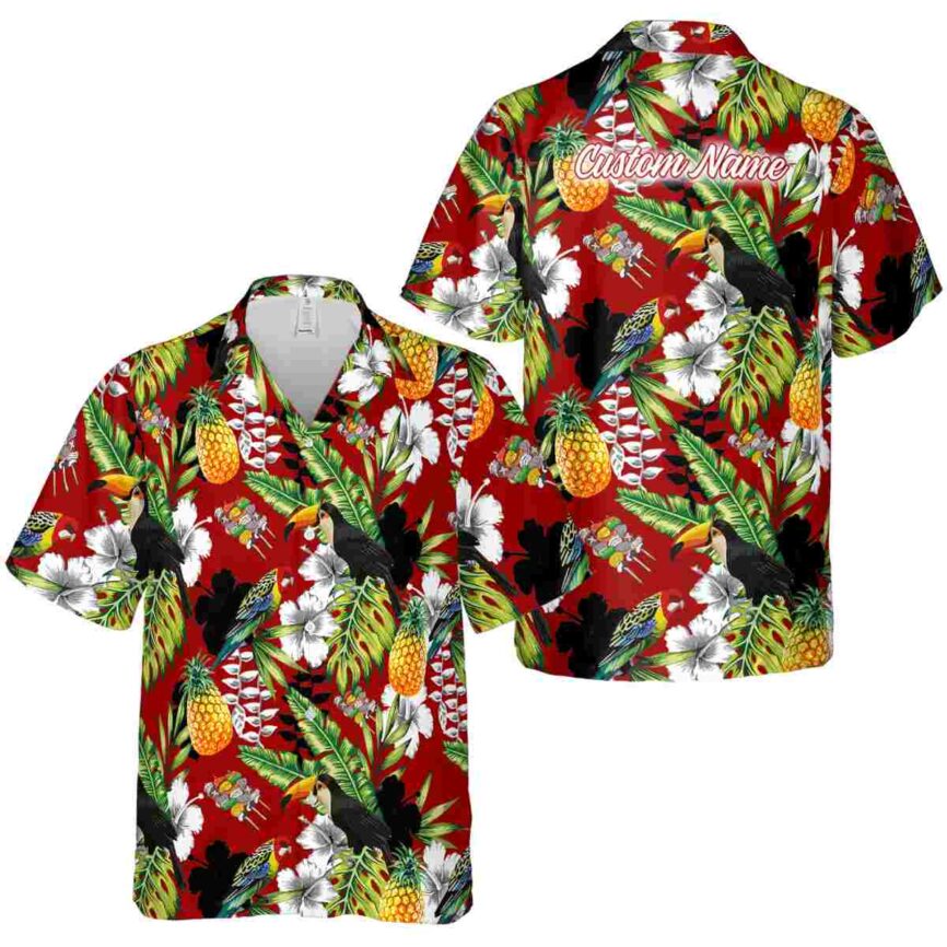 Personalized BBQ Toucan Bird Hawaiian Shirt Premium grade