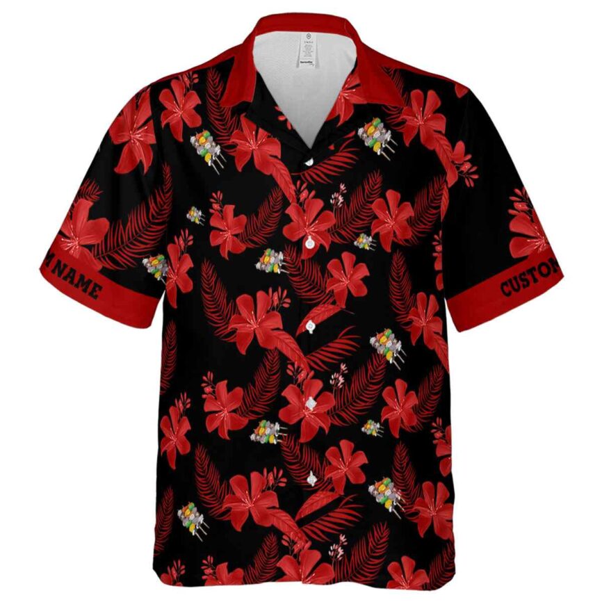 Personalized BBQ Tropical Flower Hawaiian Shirt Fashion forward